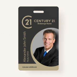 Century 21 Realtor ID Card ID Badge