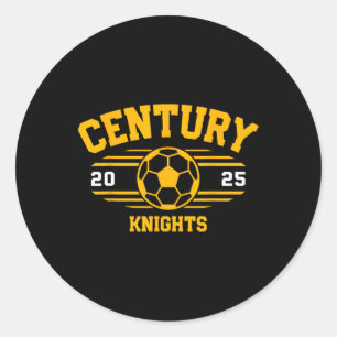 Century Knights Soccer Byll 2025 Classic Round Sticker