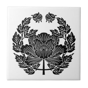 Century of the Imperial Guard Peony_18 v e r.2 Ceramic Tile