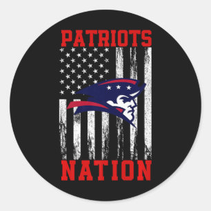 Century Patriots Logo Nation HS Classic Round Sticker