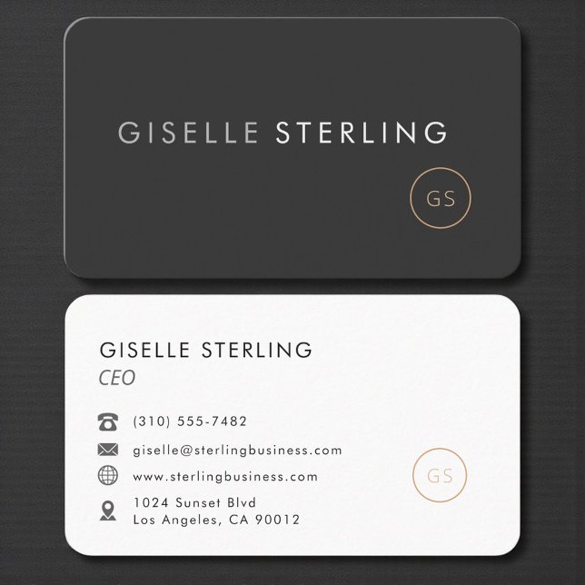CEO Chief Executive Officer Professional Business Card (Creator Uploaded)