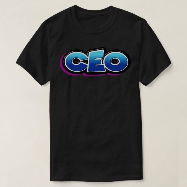 CEO Chief Executive Officer T-Shirt (Design Front)
