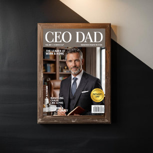 CEO Dad Personalised Father’s Day Poster
