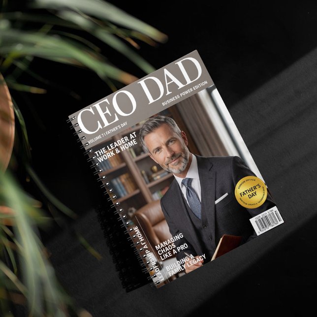 CEO Dad Personalised Notebook – Father’s Day (Creator Uploaded)