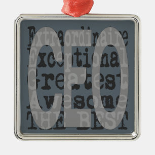 CEO Extraordinaire Metal Tree Decoration