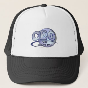 CEO LOGO BLUE CHIEF EXECUTIVE OFFICER TRUCKER HAT