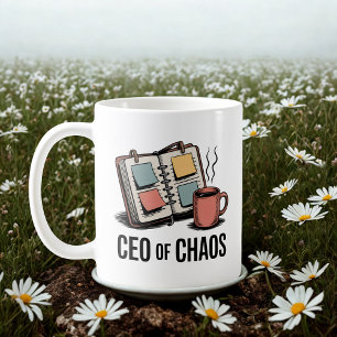 CEO of Chaos   Motherhood Multitasking Humor   Coffee Mug