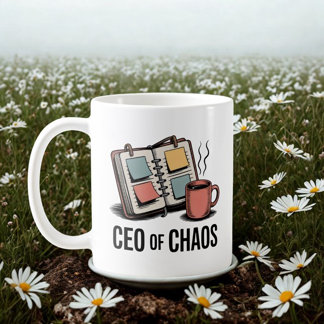 CEO of Chaos | Motherhood Multitasking Humour   Coffee Mug (Creator Uploaded)