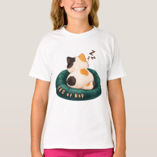 "CEO of Nap" Cat Sleeping on The Couch T-Shirt