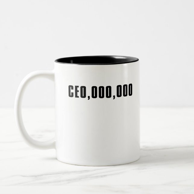 CEO, OOO, OOO Two-Tone COFFEE MUG (Left)