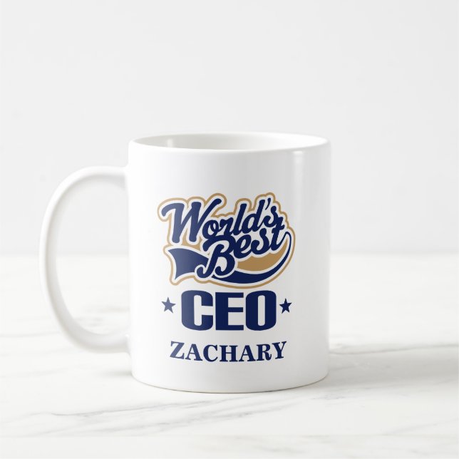 CEO Personalised Mug Gift (Left)