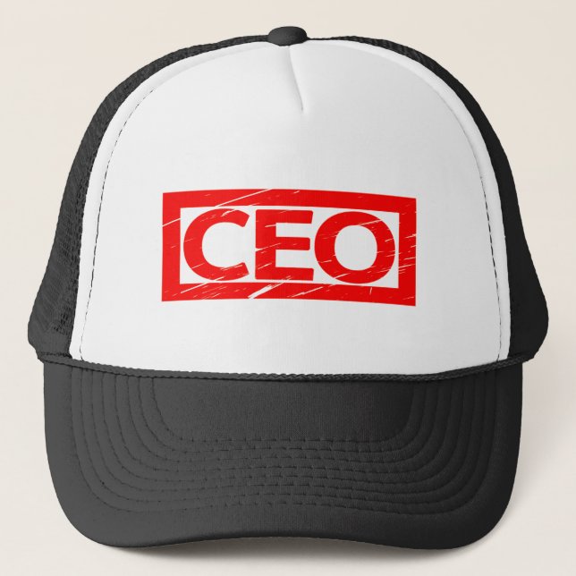 CEO Stamp Trucker Hat (Front)