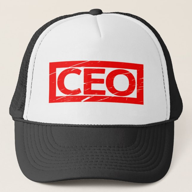 CEO Stamp Trucker Hat (Front)