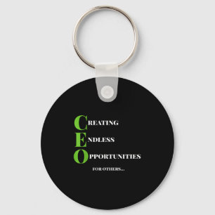 Ceo T Shirt Creating Opportunity Boss Success Moti Key Ring