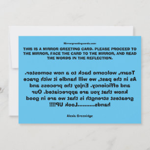 CEOFC1046AG - Team Thank You Card