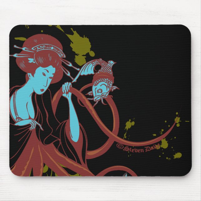 Cephalopod Sushi Mouse Pad (Front)