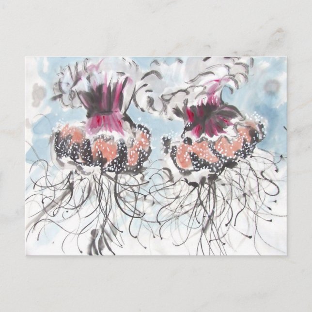 Cephea Jellyfish Detail Postcard (Front)