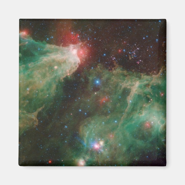 Cepheus B and C Green Nebula Magnet (Front)