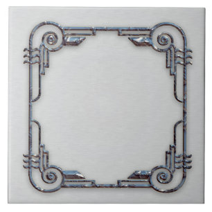 Ceramic Art Deco Frame Tile. Ceramic Tile