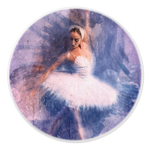 Ceramic Cabinet Knob-Ballerina Knob