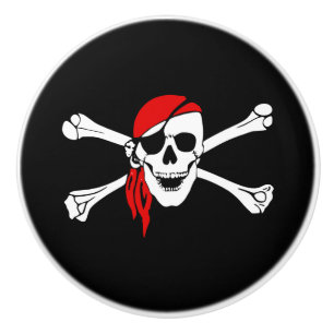 Ceramic Cabinet Knob-Pirate Knob