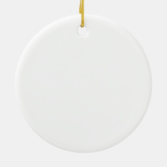 Ceramic Circle Ornament (Back)