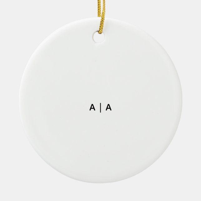 Ceramic Circle Ornament (Front)