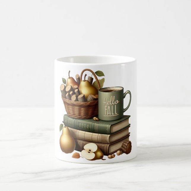 Ceramic Coffee Mug Hello Fall (Center)