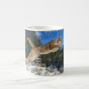 Ceramic Coffee Mug-Mountain Lion Mug