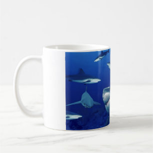 Ceramic Coffee Mug-Sharks Mug
