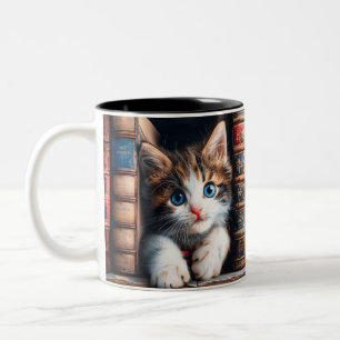 Ceramic Coffee Tea Cocoa Mug Calico Kitten