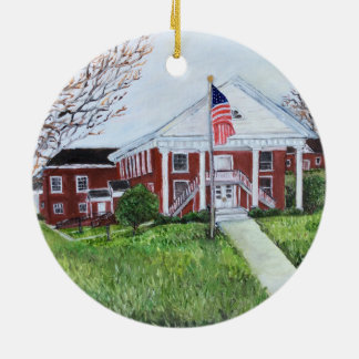 Ceramic Courthouse Ornament