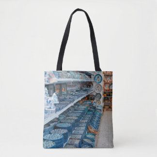 CERAMIC DINNERWARE LOT TOTE BAG