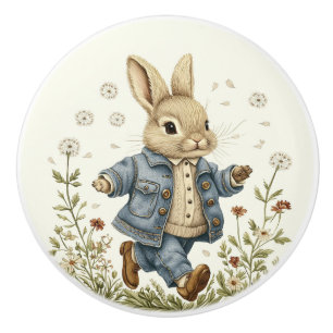 Ceramic Drawer Pull - Autumn Run (B)