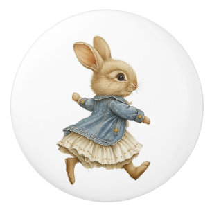 Ceramic Drawer Pull - Running Free no Background B