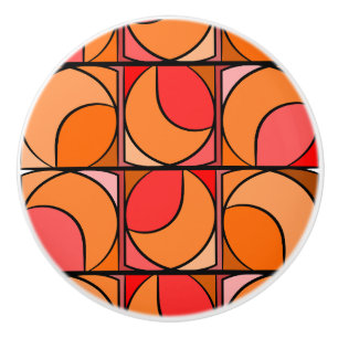 Ceramic handle 70' orange knob