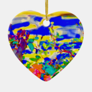 ceramic heart ornament