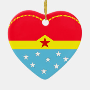 Ceramic Heart Ornament - You Are My Super Hero