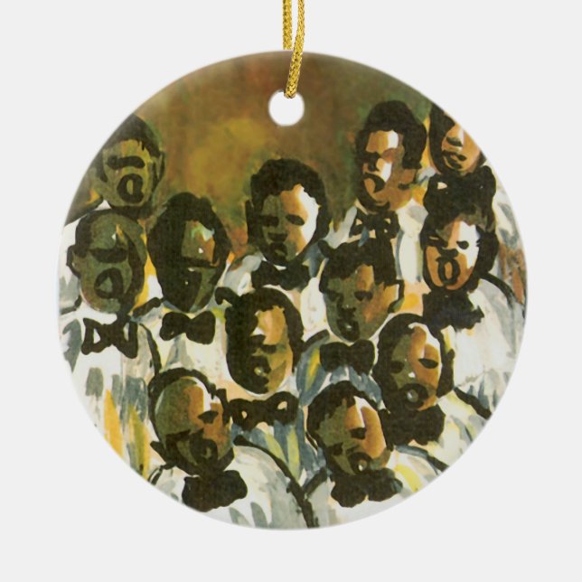 Ceramic Holiday Ornament (Front)