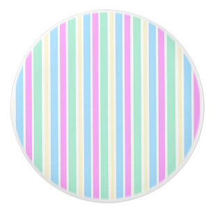 Ceramic Knob/Stripes Knob