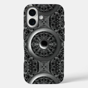 Ceramic Lace Black iPhone 16 Case