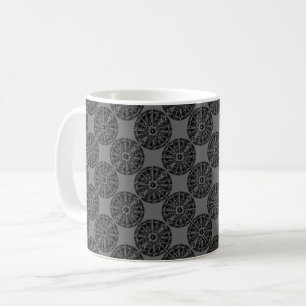 Ceramic lace Black Coffee Mug