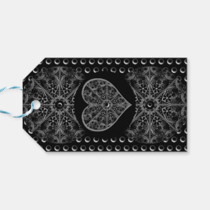 Ceramic Lace Black Gift Tags