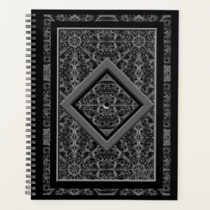 Ceramic Lace Black Planner