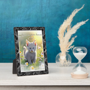 Ceramic lace Black Plaque