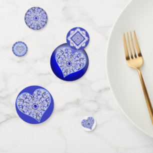 Ceramic Lace Blue of Greece Confetti