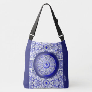 Ceramic Lace Blue of Greece Crossbody Bag