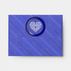 Ceramic Lace Blue of Greece Envelope