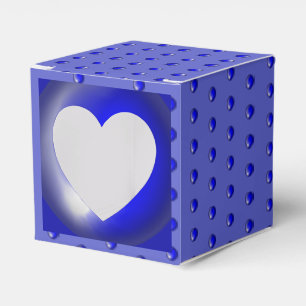 Ceramic Lace Blue of Greece Favour Box