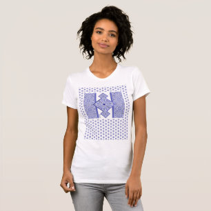 Ceramic Lace Blue of Greece T-Shirt
